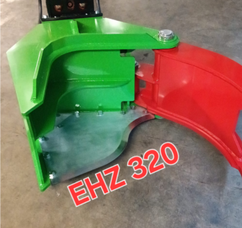Fällgreifer EHZ 320. Hydraulischer Fällgreifer für Bagger